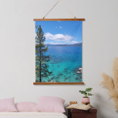 Lake Tahoe Blauw Groen Water Hangend Wandkleed (Slaapkamer)