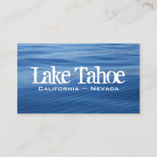 Lake Tahoe Blauw Water Visitekaartje