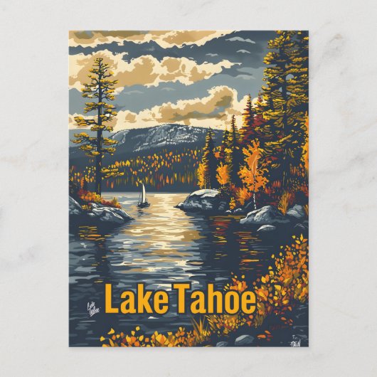Lake Tahoe  Briefkaart (Voorkant)