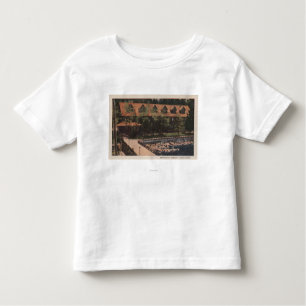 Lake Tahoe, CA - Brockway Resort Lodge Uitzicht Kinder Shirts