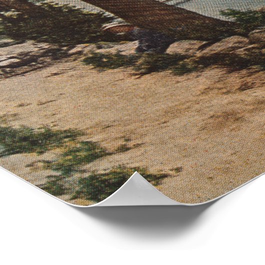 Lake Tahoe, CA - Emerald Bay Uitzicht met Steamer Poster (Hoek)