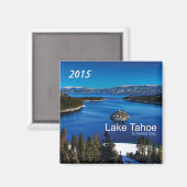Lake Tahoe California Fridge Magnet Changement Ann (Recto/Verso)