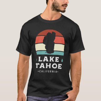 Lake Tahoe California Nationaal Park Kamperen Retr T-shirt