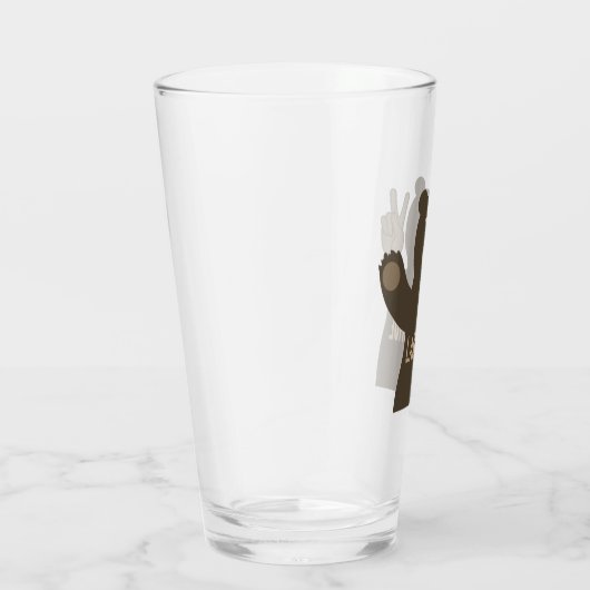 Lake Tahoe California Nevada Peace Beer Glas (Rechts)