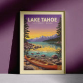 Lake Tahoe California Nevada Poster