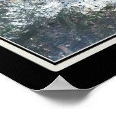 Lake Tahoe California-Nevada Satellite Poster Map (Hoek)