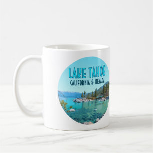 Lake Tahoe California Nevada Vintage Koffiemok