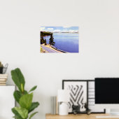 Lake Tahoe California Poster (Thuiskantoor)