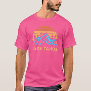 Lake Tahoe California Retro Mountain Ski S T-shirt