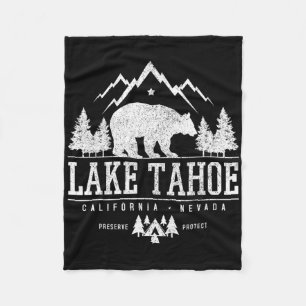 Lake Tahoe Californië - Bear Mountains Natuurkamp Fleece Deken