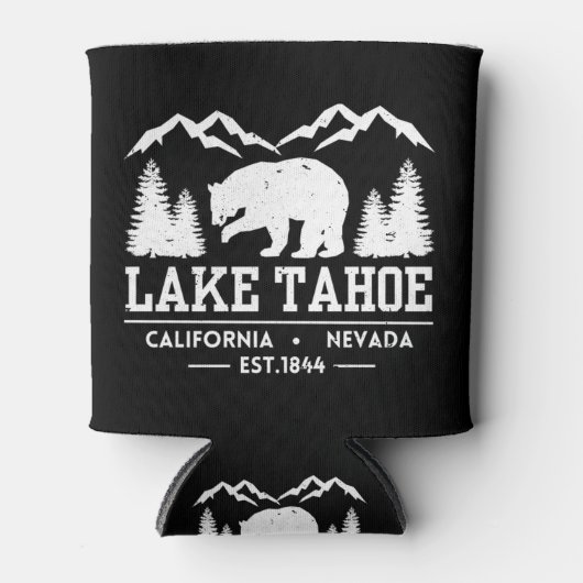 Lake Tahoe - Californië Grizzly Beer Bergen Blikjeskoeler (Voorkant)
