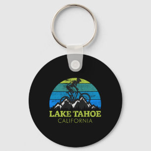 Lake Tahoe Californië Mountainbiken Mtb Vintage Sleutelhanger