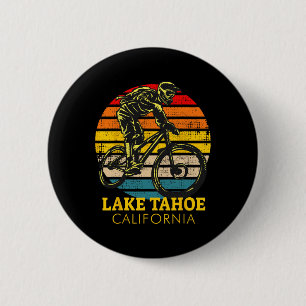 Lake Tahoe Californië Mountainbiken Ronde Button 5,7 Cm