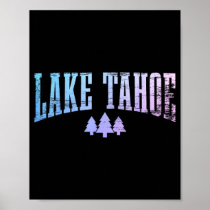 Lake Tahoe Californië Nevada Bomen Natuur Trots Poster
