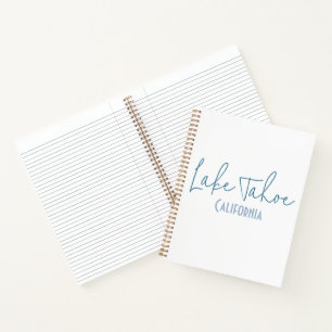 Lake Tahoe, Californië Reis Souvenir Notitieboek