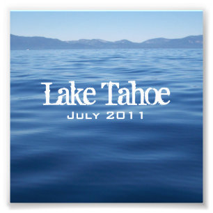 Lake Tahoe CD-inlegfoto Foto Afdruk