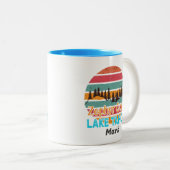 Lake Tahoe Cities Two-Tone Coffee Mok (Voorkant rechts)
