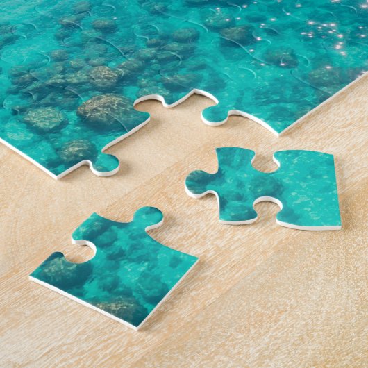 Lake Tahoe Coastal Rocks Jigzaag Puzzle Legpuzzel (Zijkant)