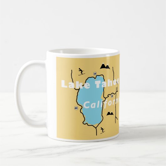 Lake Tahoe Coffee Mok (Links)