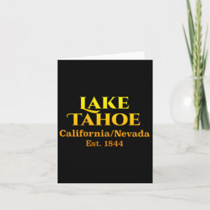 Lake Tahoe Design Borstzak Logo Deer 2-zijdig Kaart