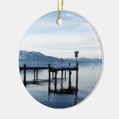 Lake Tahoe Dock Keramisch Ornament (Links)