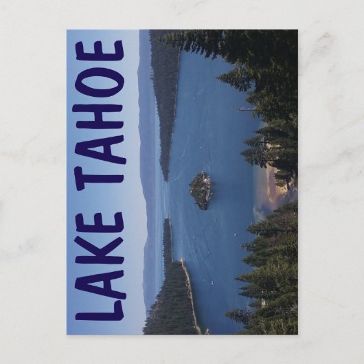 Lake Tahoe Emerald Bay Briefkaart (Voorkant)