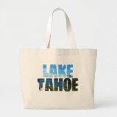 Lake Tahoe Emerald Bay Californië achtergrond Grote Tote Bag (Voorkant)