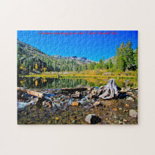Lake Tahoe Emerald Bay. Kerstgroeten Legpuzzel