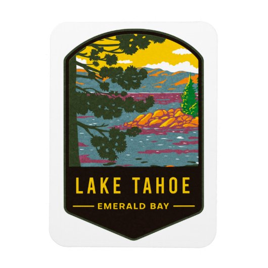 Lake Tahoe Emerald Bay Magneet (Verticaal)