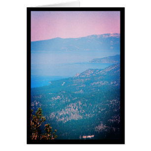 Lake Tahoe Mist - Chanson de Sol. Carte de voeux 5