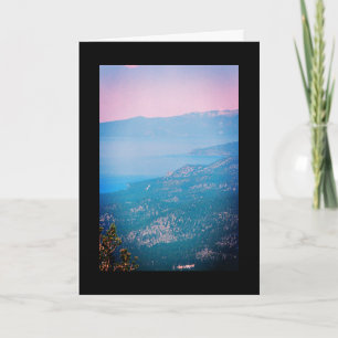 Lake Tahoe Mist - Chanson de Sol. Carte de voeux 8