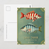 Lake Tahoe Nevada Californië vis Briefkaart (Voorkant / Achterkant)
