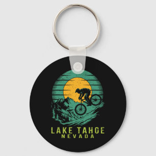 Lake Tahoe Nevada Mountainbike-avontuur  Sleutelhanger