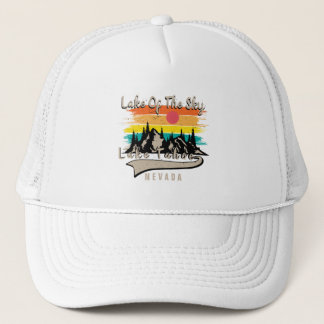 Lake Tahoe Nevada Personaliseer aangepaste naam T- Trucker Pet