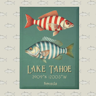 Lake Tahoe Nevada vis Postkaart Magneet
