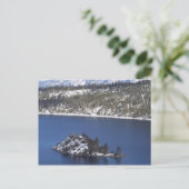 Lake Tahoe Post Card Briefkaart (Staand voorkant)