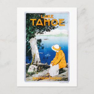 Lake Tahoe Promotional PosterLake Tahoe, CA Briefkaart