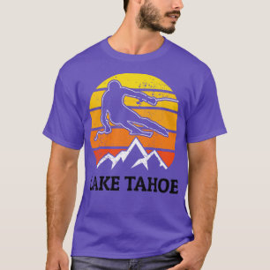 Lake Tahoe Retro Ski T-shirt