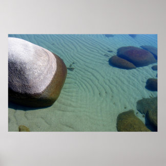 Lake Tahoe Sand Ripples Poster