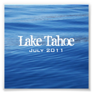 Lake Tahoe sieraden doosje inlay foto Afdruk