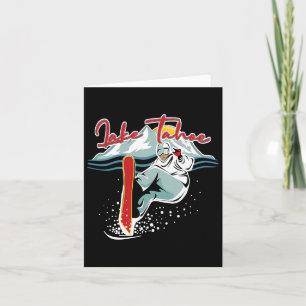 Lake Tahoe Sierra Nevada California Snowboarding S Kaart