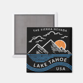 Lake Tahoe Sierra Nevada Magneet (Voorkant / Achterkant)