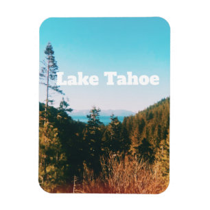 Lake Tahoe Souvenir, Californië Natuurprint  Magneet