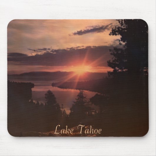 Lake Tahoe Sunrise Mousepad Muismat (Voorkant)