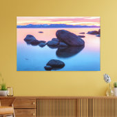 Lake Tahoe Sunset Canvas Afdruk (Insitu (Woonkamer))
