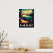 Lake Tahoe Travel Poster (Keuken)