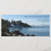 Lake Tahoe trouwprogramma Programma (Achterkant)