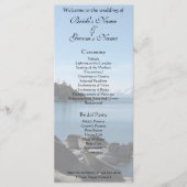 Lake Tahoe trouwprogramma Programma (Voorkant)