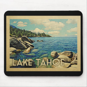 Lake Tahoe Vintage Travel Muismat