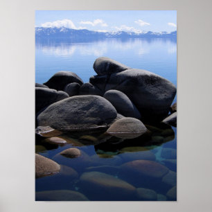 Lake Tahoe Winter Stilwater Poster